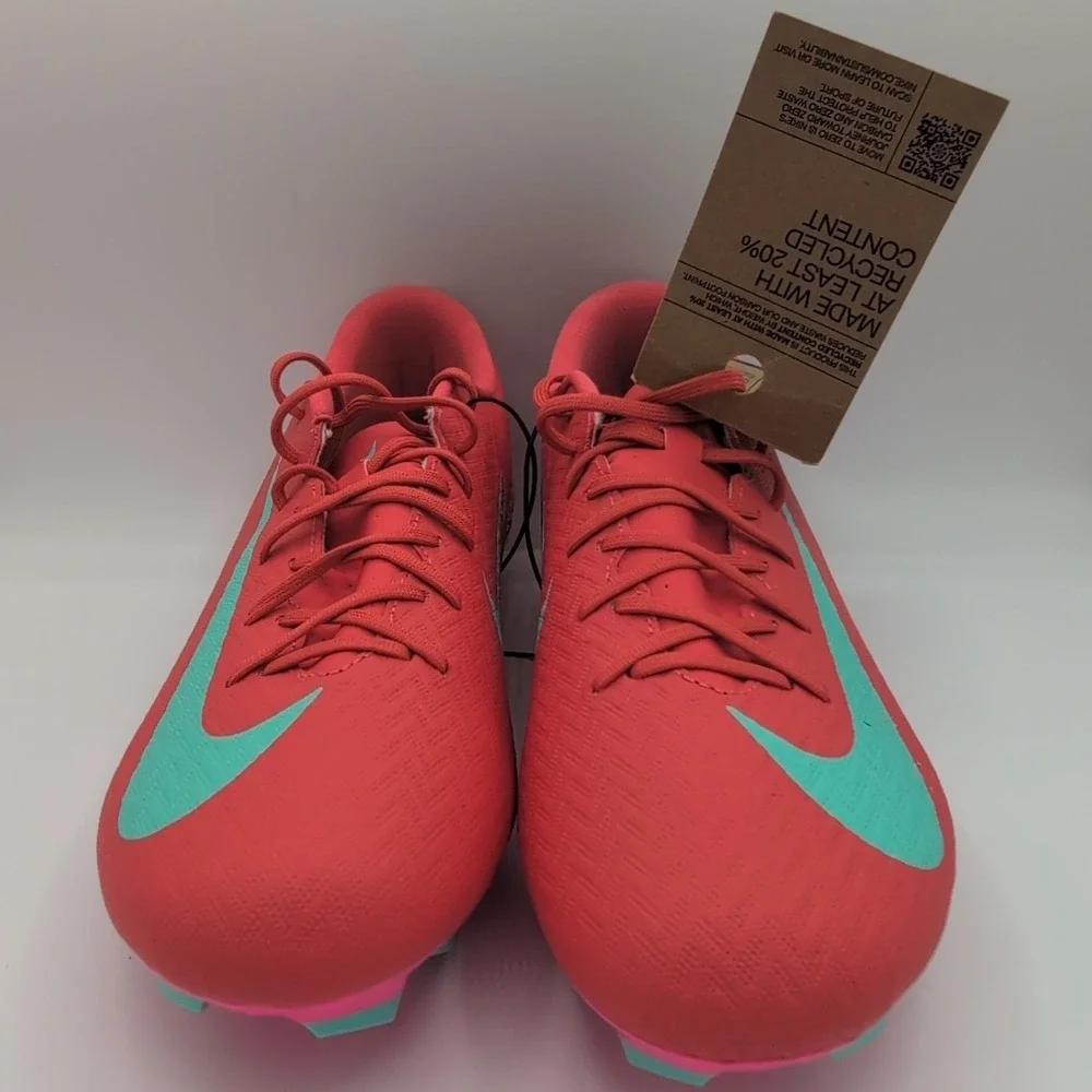 Nike Zoom Vapor 16 Academy FG/MG Pink Soccer Cleat Mens Size 11.5 FQ8374-800